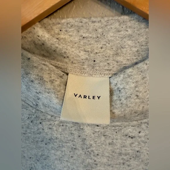 Varley Dunbar Sweatshirt on Revolve Small Ivory Fleck - Picture 9 of 10